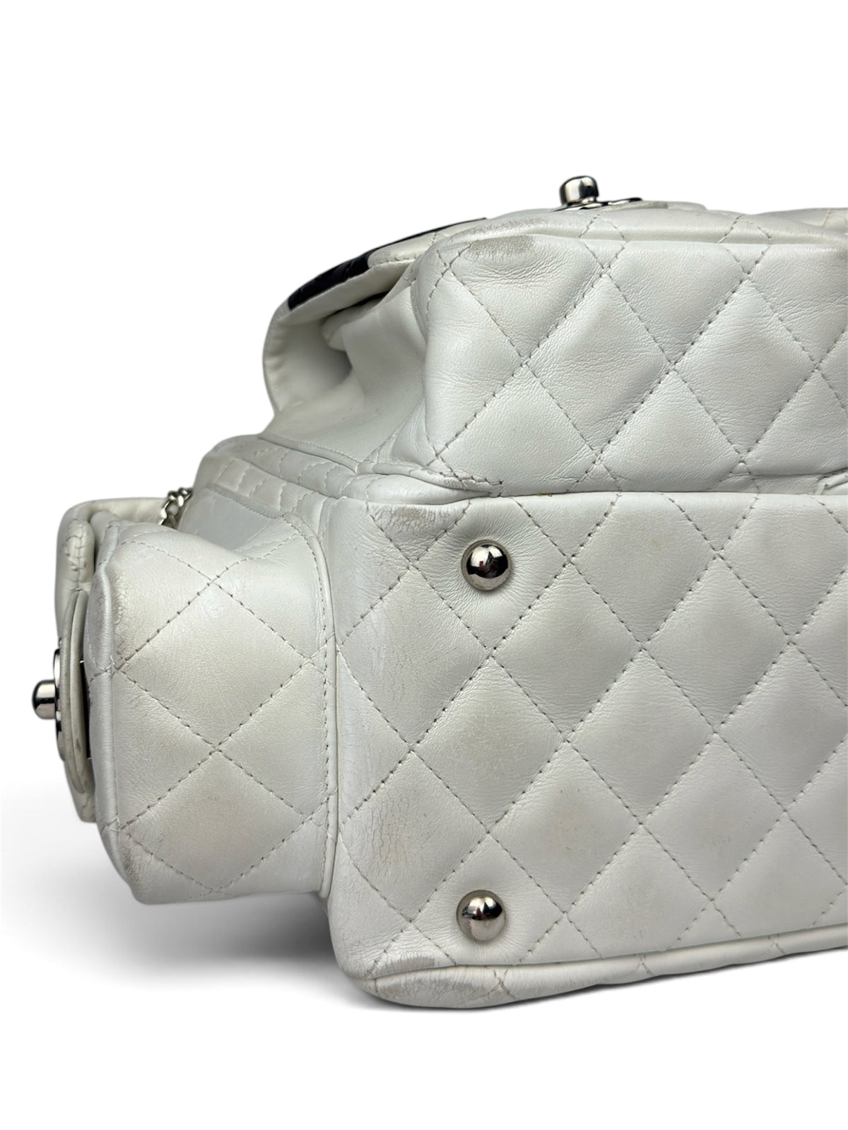 Chanel Cambon Small Reporter Bag Black/White
