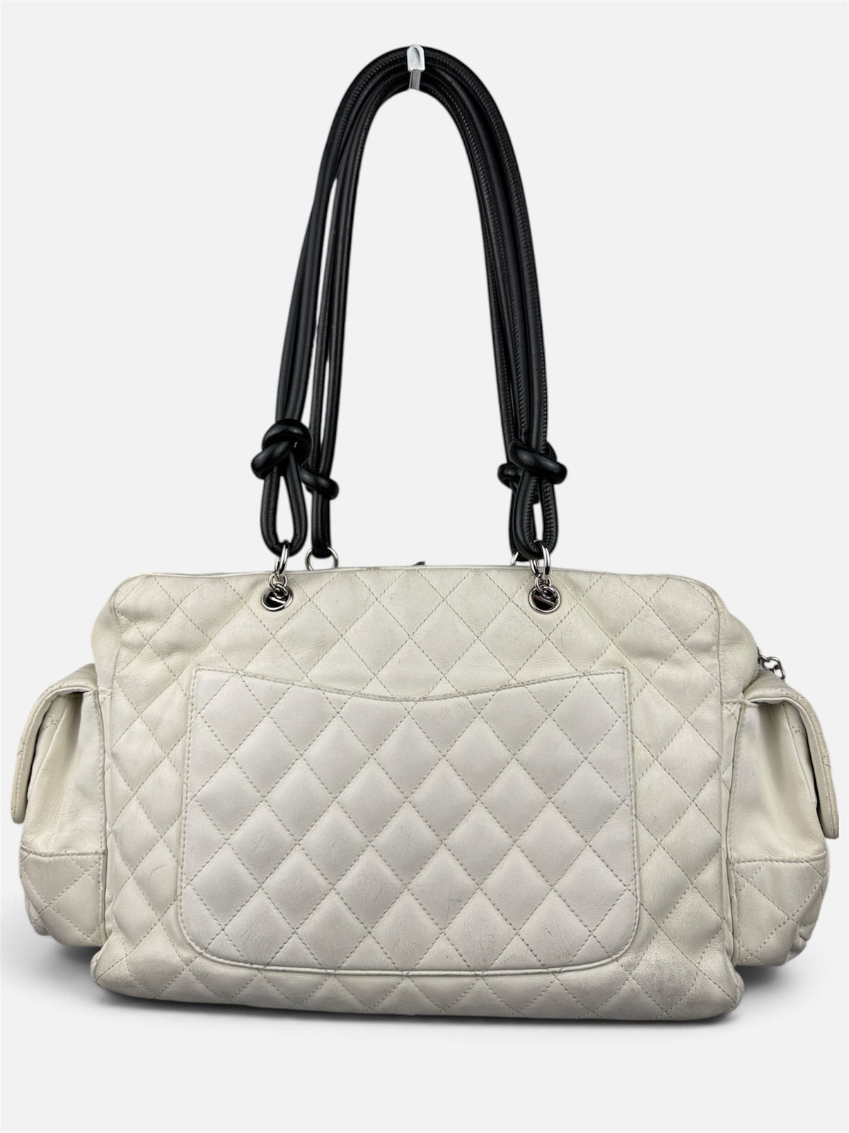 Chanel Cambon Large Python Reporter Bag
