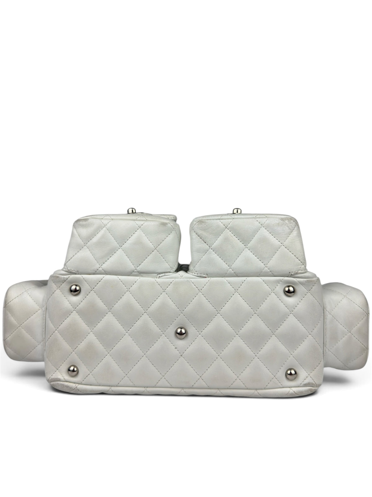 Chanel Cambon Small Reporter Bag Black/White