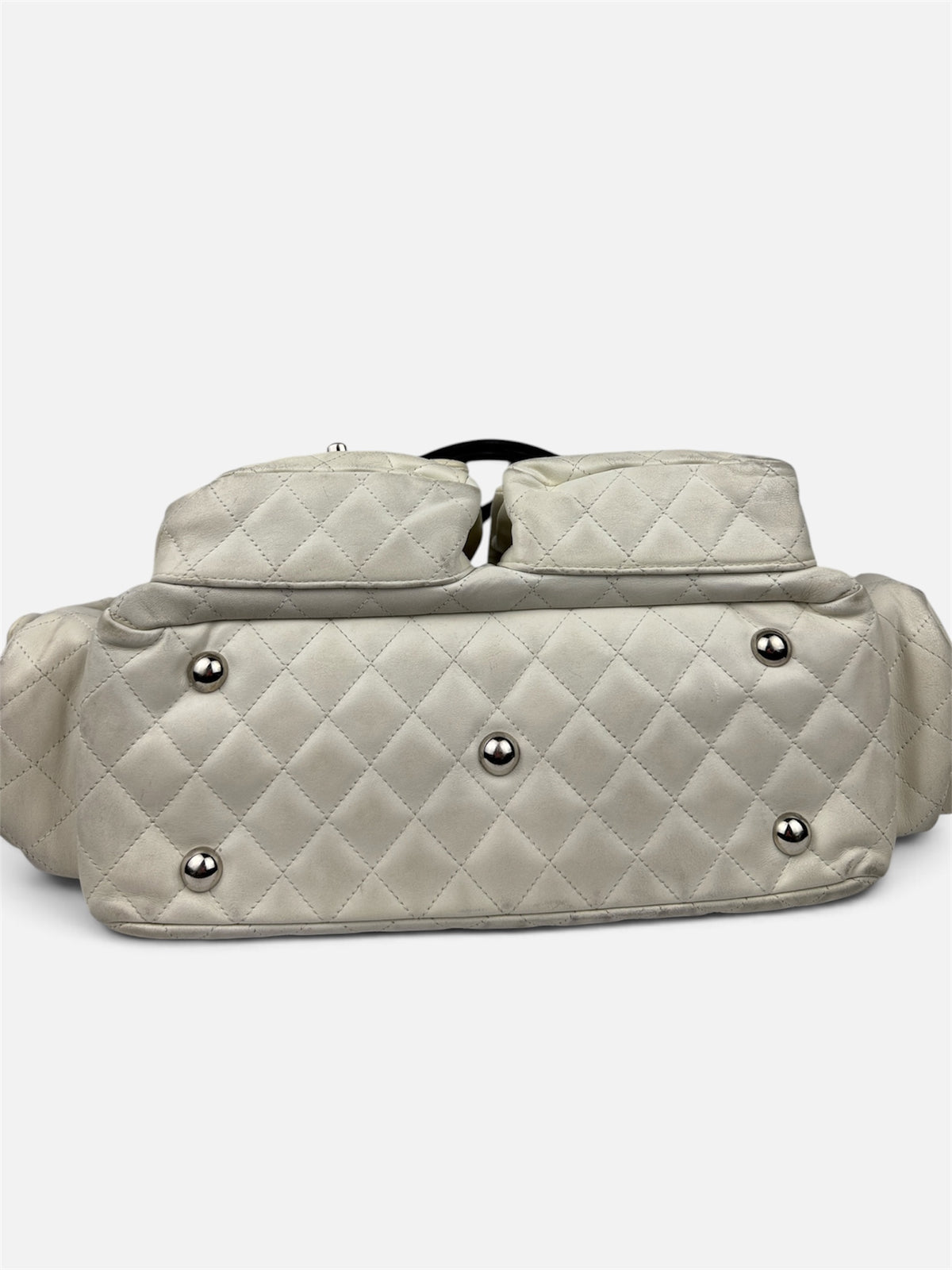 Chanel Cambon Large Python Reporter Bag