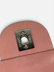 Chanel Baby Pink Python Ultimate Stitch Jumbo Flap Bag