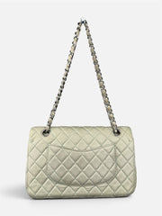 Chanel Classic Medium Double Flap Bag Creme/Pistachio