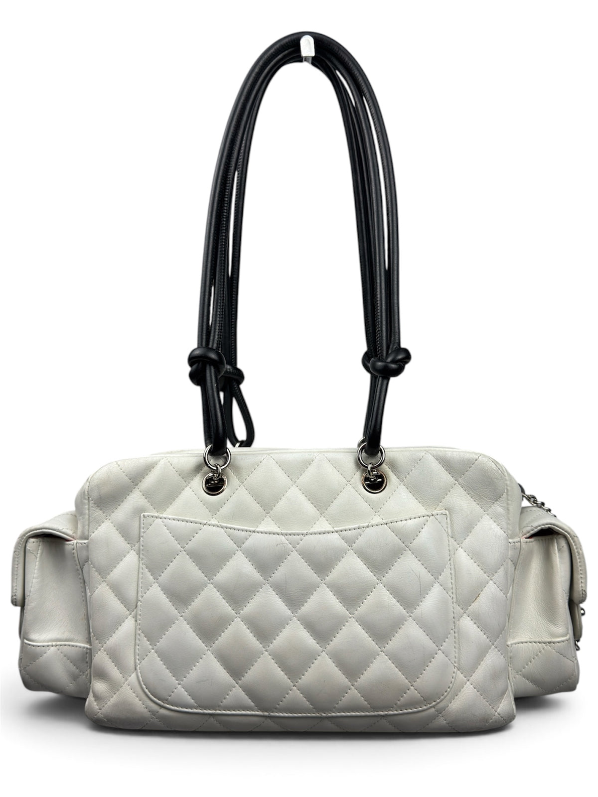 Chanel Cambon Small Reporter Bag Black/White