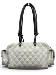 Chanel Cambon Small Reporter Bag Black/White