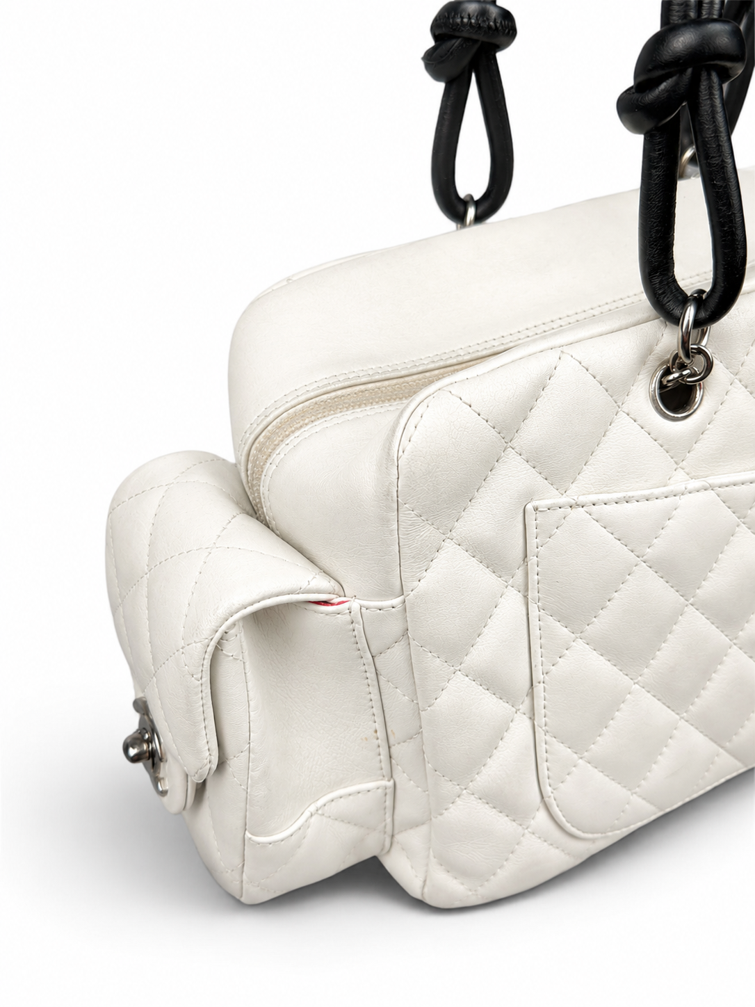 Chanel Cambon Small Reporter Bag Black/White
