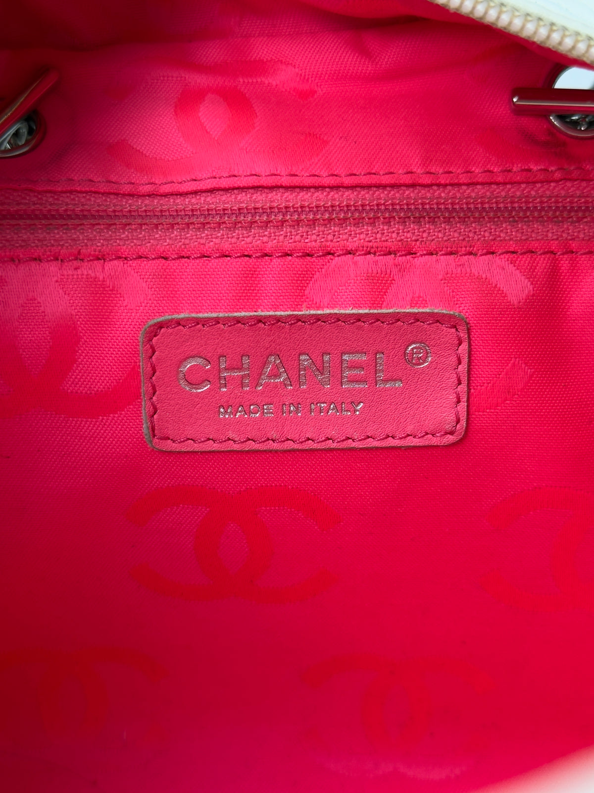 Chanel Cambon Small Reporter Bag Black/White