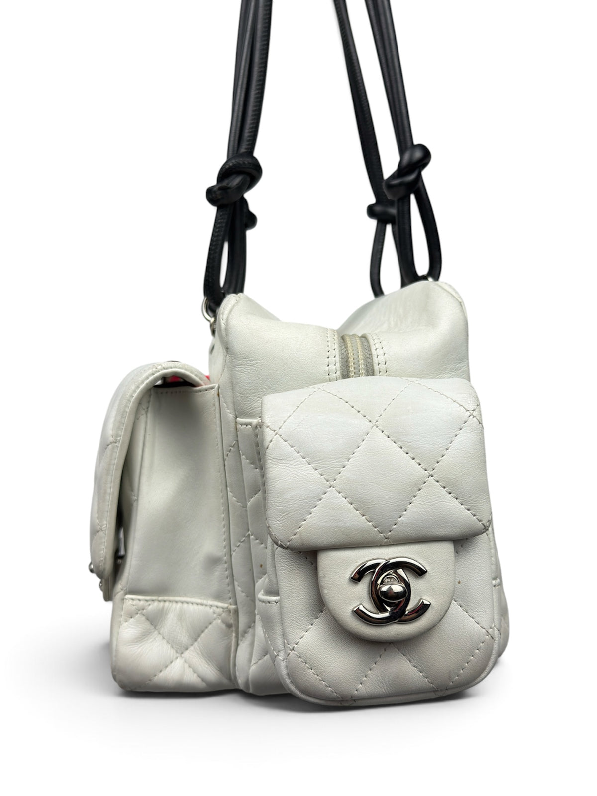 Chanel Cambon Small Reporter Bag Black/White