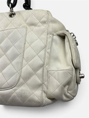 Chanel Cambon Large Python Reporter Bag