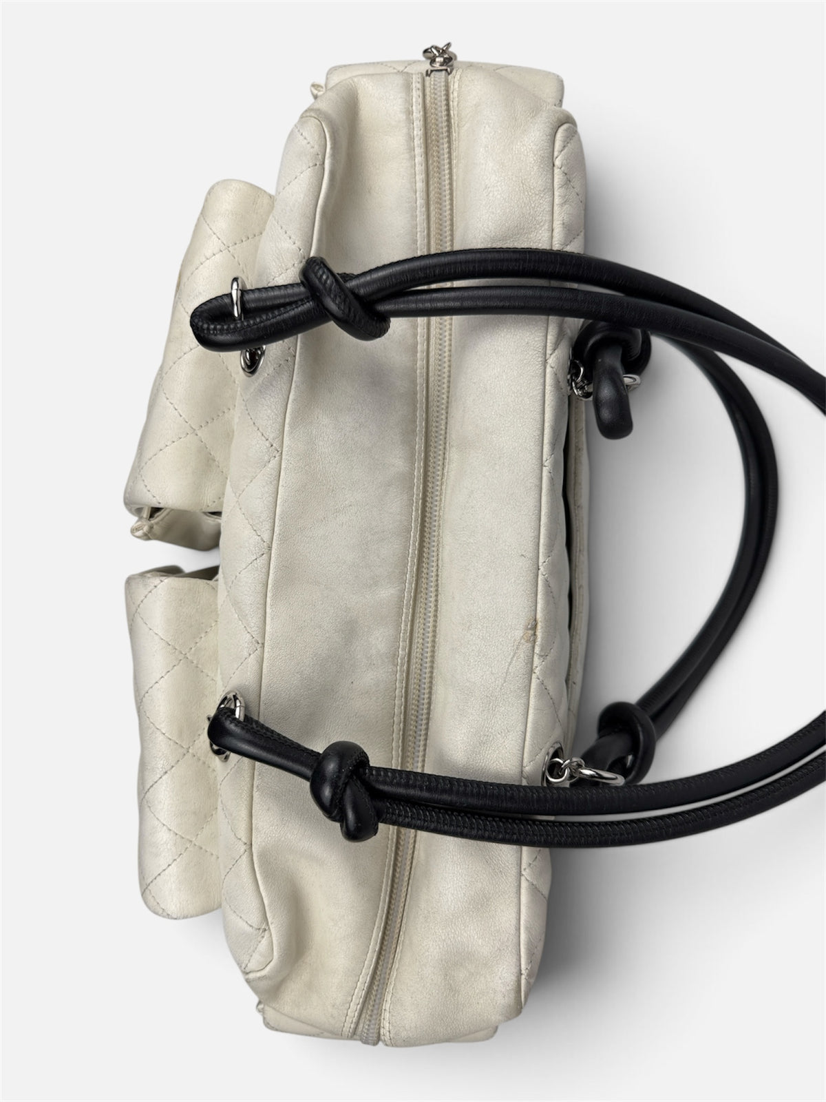 Chanel Cambon Large Python Reporter Bag
