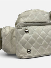 Chanel Cambon Large Python Reporter Bag