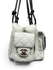 Chanel Cambon Small Reporter Bag Black/White