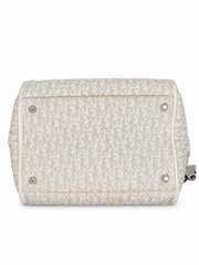 Dior AW04 White Glitter "Gambler" Bowling Bag