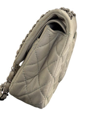 Chanel Classic Medium Double Flap Bag Creme/Pistachio