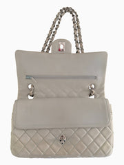 Chanel Classic Medium Double Flap Bag Creme/Pistachio
