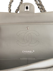 Chanel Classic Medium Double Flap Bag Creme/Pistachio