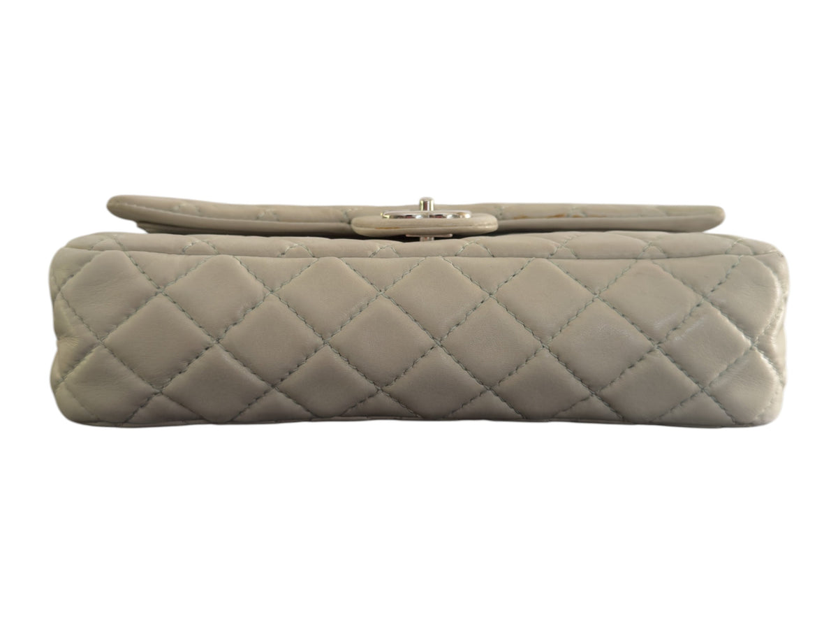 Chanel Classic Medium Double Flap Bag Creme/Pistachio